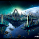 Illustration for article titled An Orbital City Converts Solar Energy Into Decadence